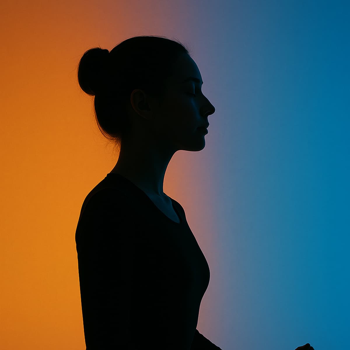 Letto in una stanza tranquilla con luce soffusa